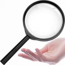 Lupa Manual Aumento Lente Zoom 3x Profissional Leitura 90 mm Lupa Manual Aumento Lente Zoom 3x Profissional Leitura 90 mm