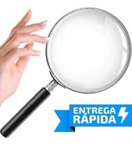 Lupa Mão Profissional Leitura Estetica Grande Lente Aumento