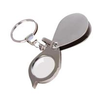 Lupa Mini Portátil Dobrável Com Anel De Chave 15X, Ferramenta De Aumento Durável Para Presentes De Lupa Mini Portátil Dobrável Com Anel De Chave 15X, Ferramenta De Aumento Durável Para Presentes De