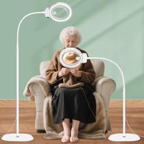 Lupa NZQXJXZ 10X 30X com luz e suporte 36 LED Lupa NZQXJXZ 10X 30X com luz e suporte 36 LED