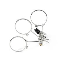 Lupa ocular tripla para joalheiro TOSGMLOUS 3,3X 6,6X 9,9X com presilha Lupa ocular tripla para joalheiro TOSGMLOUS 3,3X 6,6X 9,9X com presilha