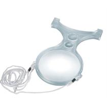 Lupa pescoco maos livres aumento 2x 5x e 8x trifocal mesa