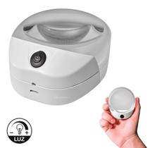 Lupa Peso Para Papel Multi-uso Luz Recarregável Amplia Até 10x - PW6010C