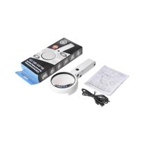 Lupa Portátil Iluminada Por LED Alimentada Por USB 5X 10X Com Suporte Para Reparos Em Eletrônicos E - meterk Lupa Portátil Iluminada Por LED Alimentada Por USB 5X 10X Com Suporte Para Reparos Em Eletrônicos E - meterk