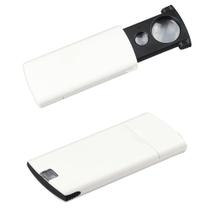 Lupa Portátil Lente Ampliação 20x e 45x Com Luz LED Para Leitura Idosos, Bolso - 92045 Lupa Portátil Lente Ampliação 20x e 45x Com Luz LED Para Leitura Idosos, Bolso - 92045