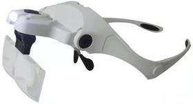 Lupa Profissional 9892B1 Magnifier Com Pala 2 Leds 5 Lentes Lupa Profissional 9892B1 Magnifier Com Pala 2 Leds 5 Lentes