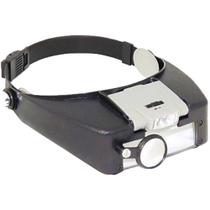 Lupa Viseira Com 2 Leds - Aumento 4 X - Mg81007-A Lupa Viseira Com 2 Leds - Aumento 4 X - Mg81007-A