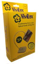 Lupa ViviLux Optical Grade 6x4 3X Independente 3X