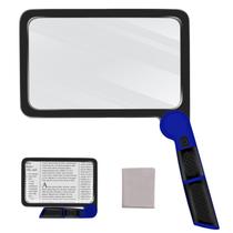 Lupa Yerepk 5X com lente antirreflexo Light 48 LED