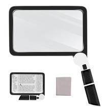 Lupa Yerepk 5X com luz 48 LED para leitura