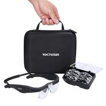 Lupas YOCTOSUN com 2 luzes LED +4 lentes