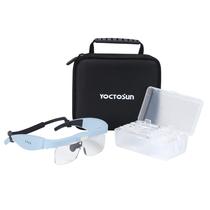 Lupas YOCTOSUN com 3 luzes LED e 5 lentes