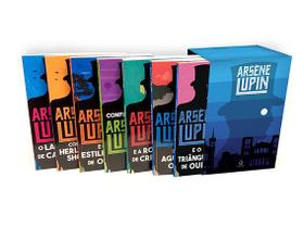 Lupin i - box com 7 livros com marcador de paginas