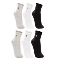 Lupo Meia 3248 Kit 6 Pares Algodão Cano Médio