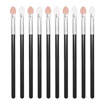 Lurrose Esponja Sombra Pincéis Profissionais Eye Makeup Aplicadores Dual Color Smudge Eye Brushes Set for Women 10pcs