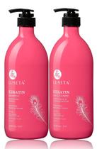 Luseta Keratin Smooth Shampoo & Condicionador Set (Aromas Queratina Suave, 2x33.8oz)