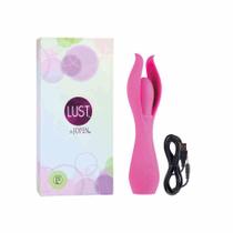 Lust by Jopen L6 - Vibrador Estimulador de Clítoris e Períneo em Silicone com Forma de Pétalas - Exclusiva SexShop