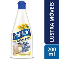 Lustra Móveis Perfume Suave 200 Ml Poliflor Eficaz Brilho