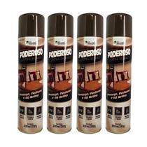 Lustra Moveis Poderoso Removedor Sujeira Brilho Perfuma 4un