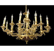 Lustre 25 braços Bronze Maciço Rico em Detalhes Formosa Lustre 25 braços Bronze Maciço Rico em Detalhes Formosa