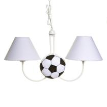 Lustre 2L Simples Com 2 Bolas De Futebol Bebê Infantil Lustre 2L Simples Com 2 Bolas De Futebol Bebê Infantil