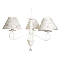 Lustre 3 Lâmpadas Haste Madeira Com Strass Bebê Infantil