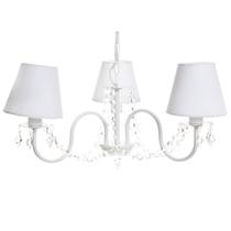 Lustre 3L Corrente Cristais Quarto Bebê Infantil Menina Menino