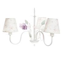 Lustre 3L Floral Rosa Quarto Bebê Infantil Menina Lustre 3L Floral Rosa Quarto Bebê Infantil Menina