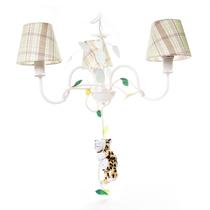 Lustre 3L Floresta Onça Quarto Bebê Infantil Menina Menino Lustre 3L Floresta Onça Quarto Bebê Infantil Menina Menino
