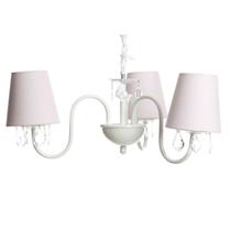 Lustre 3L Pingente Folha Quarto Bebê Infantil Menina