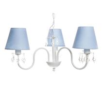 Lustre 3L Pingente Pião Quarto Bebê Infantil Menino