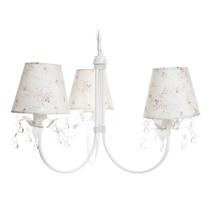 Lustre 3L Primavera Rosa Quarto Bebê Infantil Menina