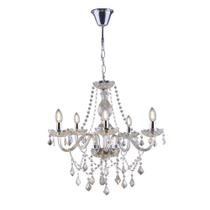 Lustre 5 braços champanhe