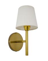 Lustre Arandela Cúpula Cone Dourado Polido 213