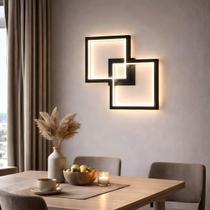 Lustre Arandela de Parede LED Moderna 3 Cores de Luz Bivolt Iluminação Decorativa Quarto Corredor
