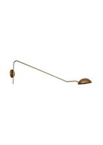 Lustre Arandela Dome Articulada Industrial 120cm Dourado Fosco 640 Lustre Arandela Dome Articulada Industrial 120cm Dourado Fosco 640