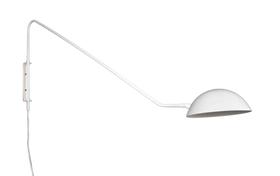 Lustre Arandela Dome Articulada Industrial 70cm Branco 317