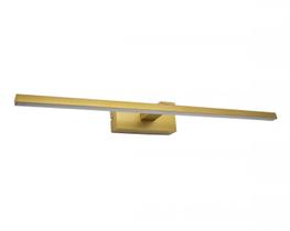 Lustre Arandela Dourado Fosco Para Quadro Espelho 45cm com Led 6w 3000K