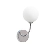 Lustre Arandela Grape Bola Globo Branco Cromado ZR112CH Starlux