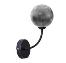 Lustre Arandela Grape Bola Globo Fumê Preto ZR112SKY Starlux