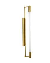 Lustre Arandela Slim Tubular T8 120cm Dourado 401