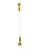 Lustre Arandela Slim Tubular T8 60cm Dourado Polido 187