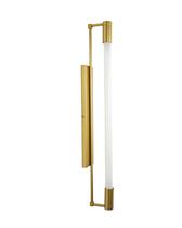 Lustre Arandela Slim Tubular T8 65cm Dourado 188