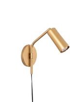 Lustre Arandela Tubo Mini Cilindro Articulada Dourado 359