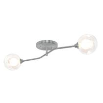 Lustre Aro Sputnik Prata Jabuticaba Harmony Sala Quarto
