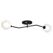 Lustre Aro Sputnik Preto Jabuticaba Harmony Sala Quarto