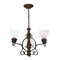 Lustre Artis Envelhecido 3 Lâmpadas 7033E Lustre Artis Envelhecido 3 Lâmpadas 7033E