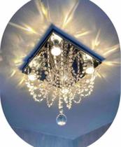 Lustre azul luzes Lustre azul luzes