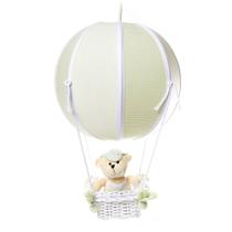 Lustre Balão Bolinha Urso Verde Quarto Bebê Infantil Menino Lustre Balão Bolinha Urso Verde Quarto Bebê Infantil Menino