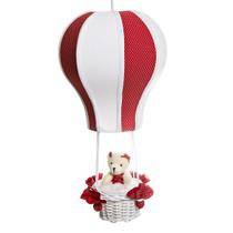 Lustre Balão Cintura Ursa Vermelha Quarto Bebê Infantil